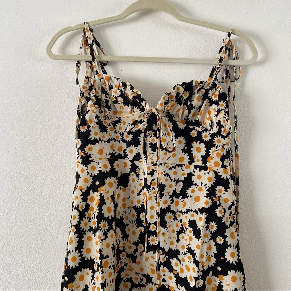 Realisation par Devon Daisy mini dress tie straps floral realization medium NWT - Picture 8 of 9